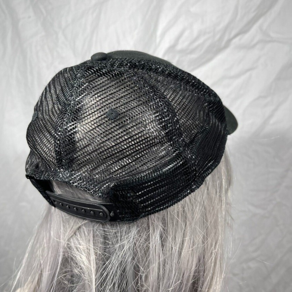 FIVE Hat Cap Mens Adjustable Black Vented Baseball Trucker American Snapback - Picture 6 of 14